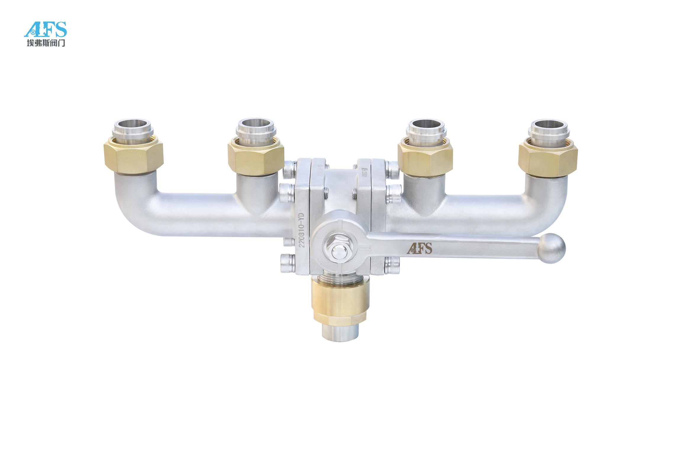 低温五通球阀DQS-40P